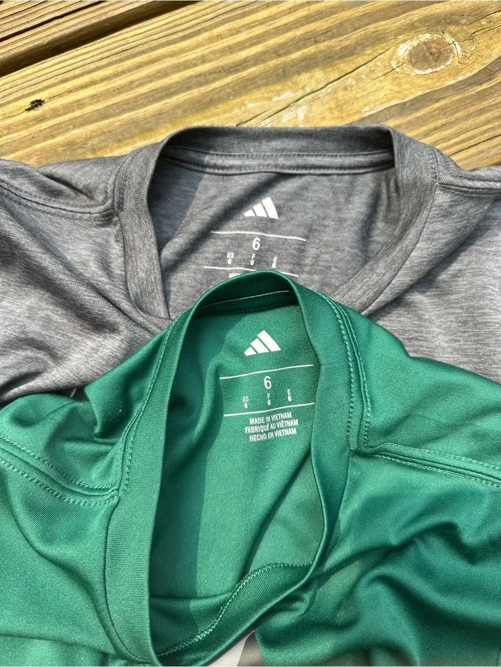 Adidas Boys Set Of Shorts And 2 Shirts A Rice Wear, Size 6